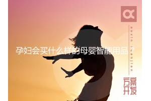 孕婦會(huì )買(mǎi)什么樣的母嬰智能用品？